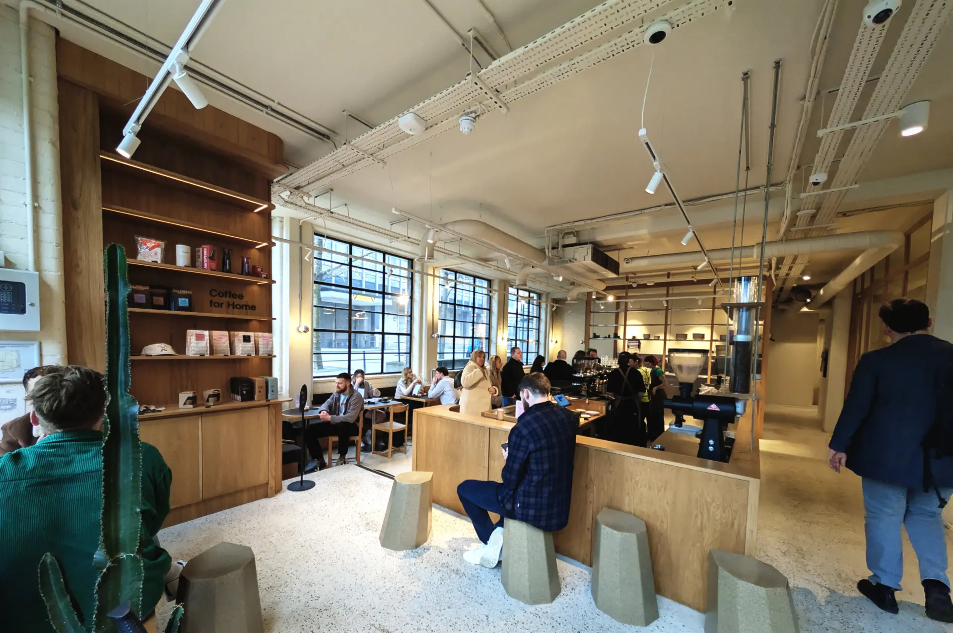 Interior-Allpress-Coffee-Roasters-Manchester Inside Allpress Coffee Roasters Manchester