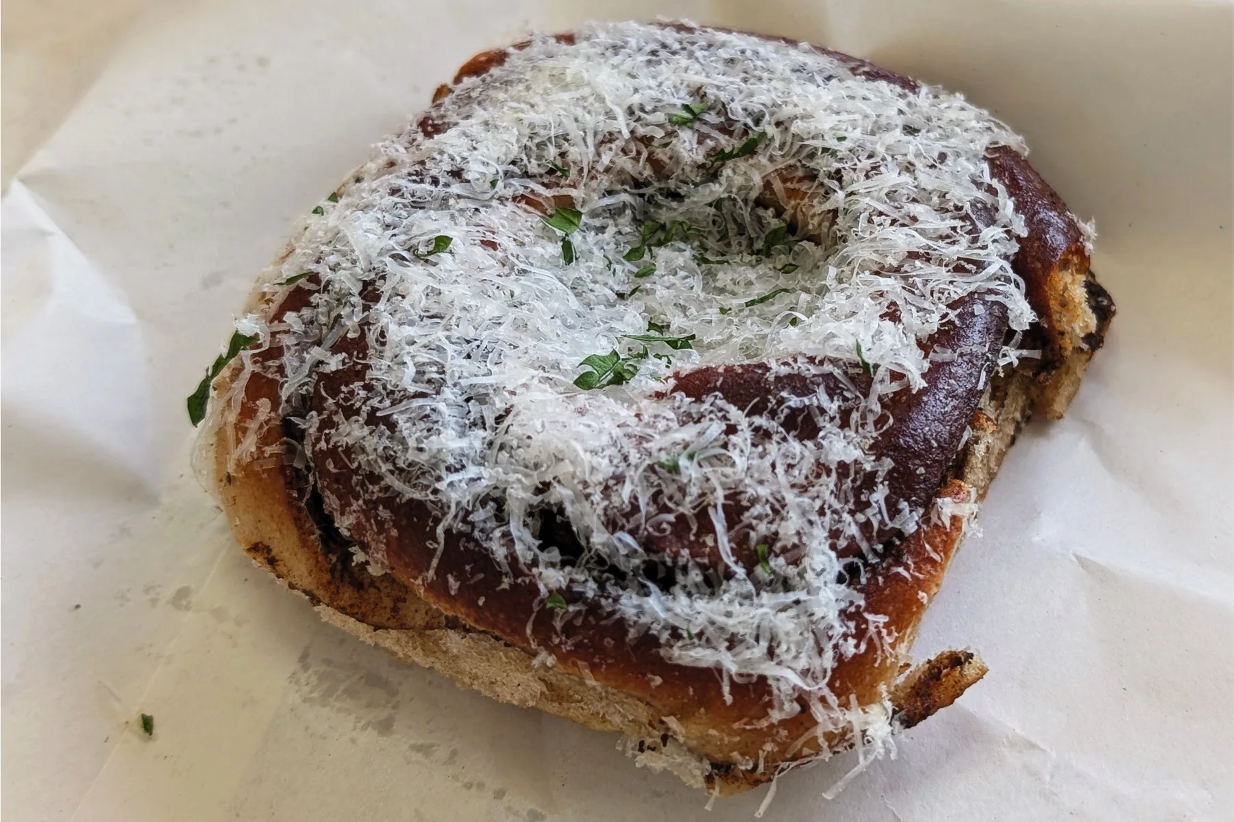 s0lo-bread-black-garlic-and-pecorino-bun black garlic and pecorino bun