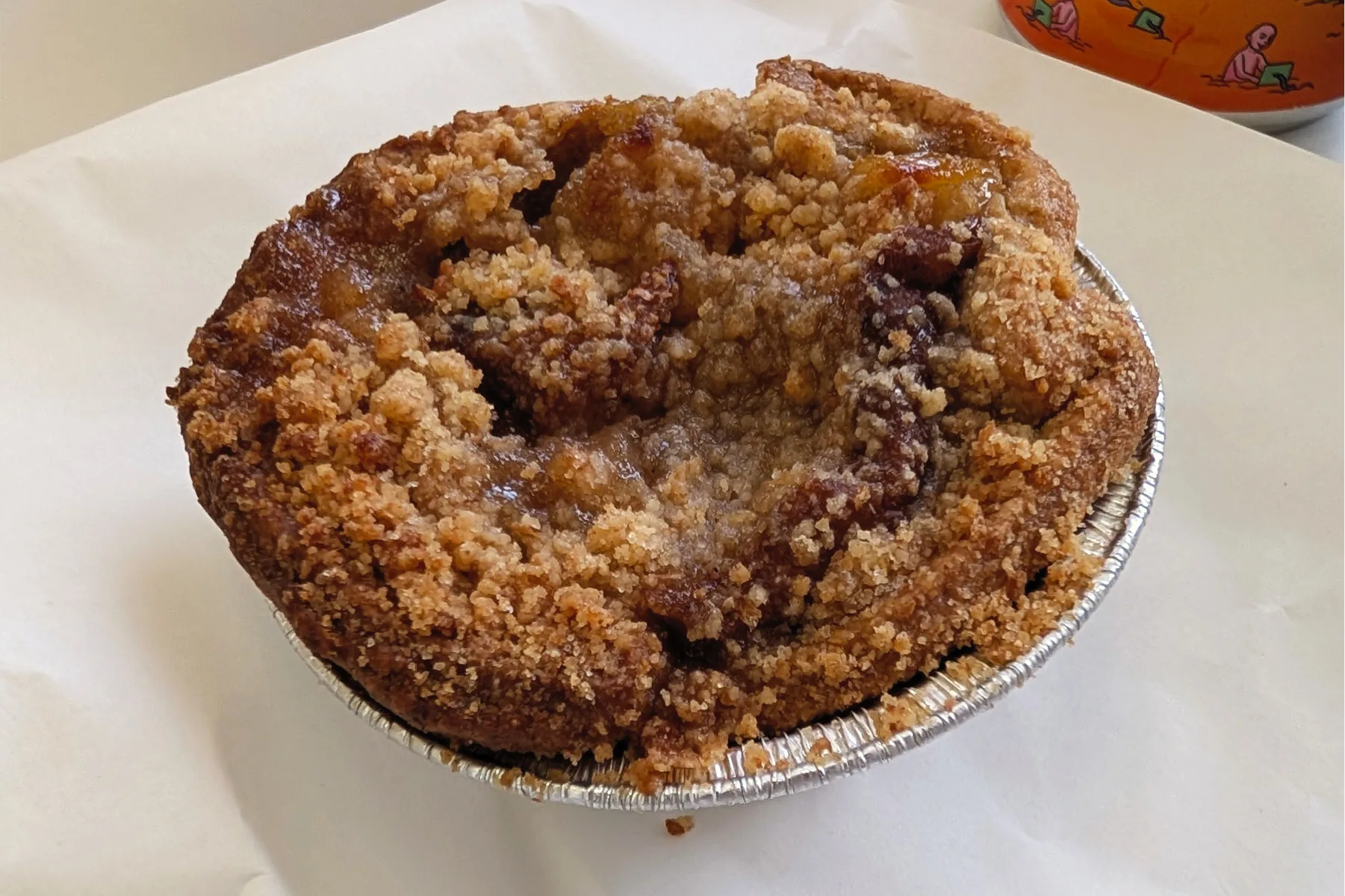 s0lo-bread-poached-pear-custard-oat-crumble-cake poached pear custard oat crumble cake